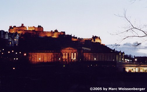 Edinburgh Castle by night