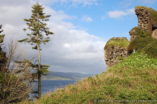 Aros Castle, Isle of Mull, Schottland