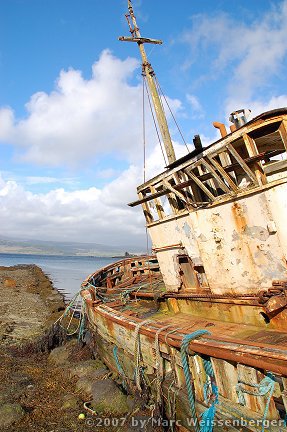 Fischerboot, Isle of Mull, Schottland