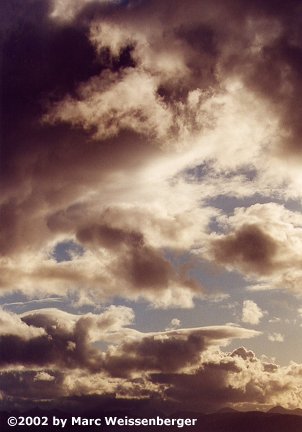 The sky over Skye, Schottland